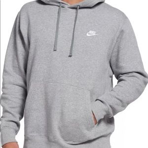 womens nike grey hoodie size small